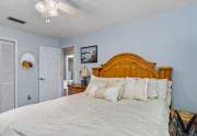 A more spacious bedroom can serve guests or could be used for office, crafts, workout room or more