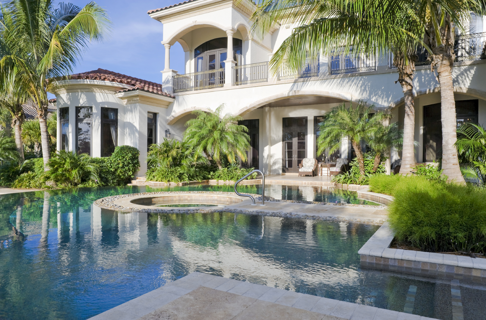 luxury real estate pool